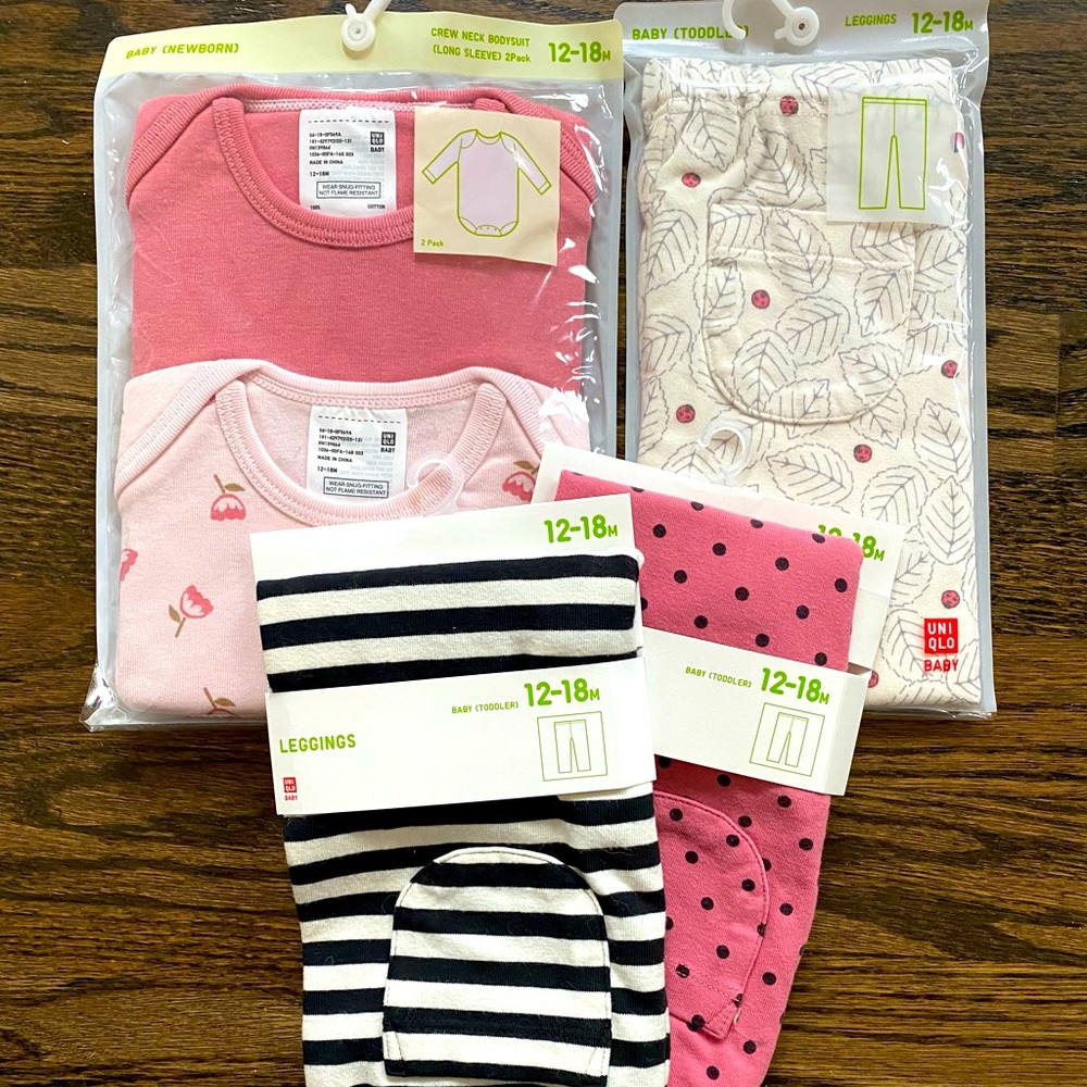 Uniqlo Baby Girl Clothes Bundle *NWT* 12-18 Months